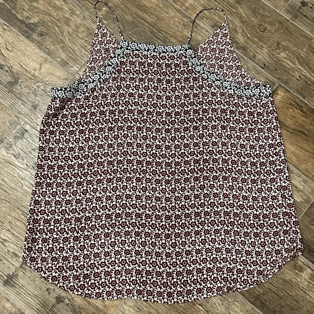 Ann Taylor Loft Patterned Shell - Picture 6 of 11